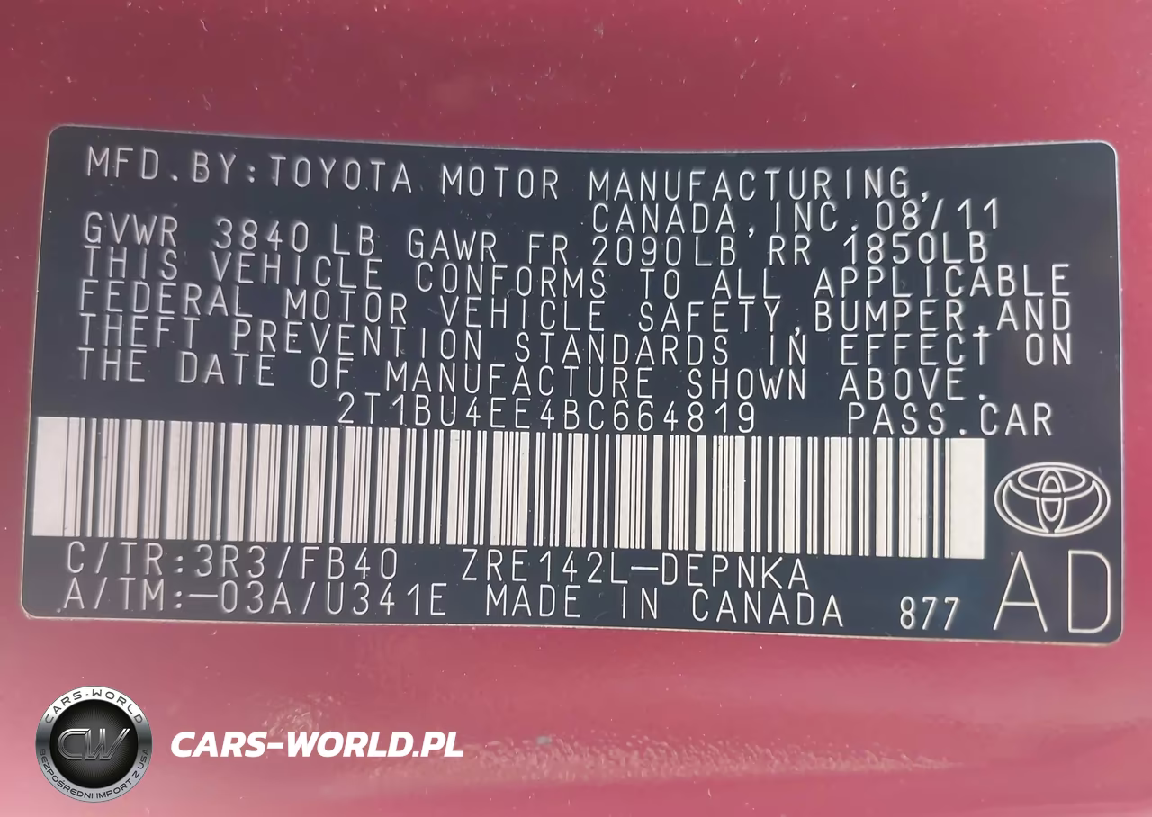 2011 Toyota Corolla Le VIN:2T1BU4EE4BC664819 - 9