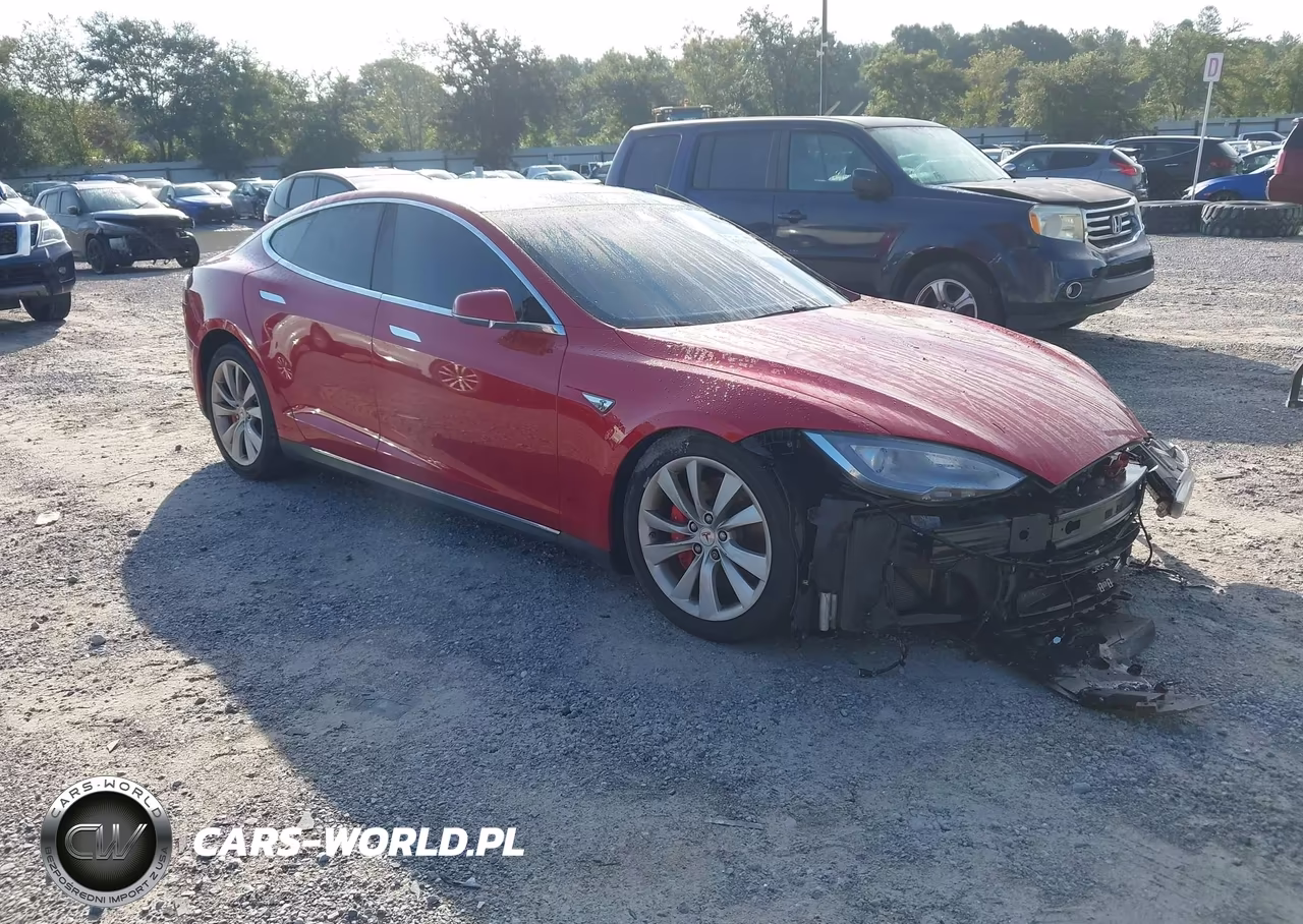 2014 Tesla Model S P85D VIN:5YJSA1H28EFP62681 - 1
