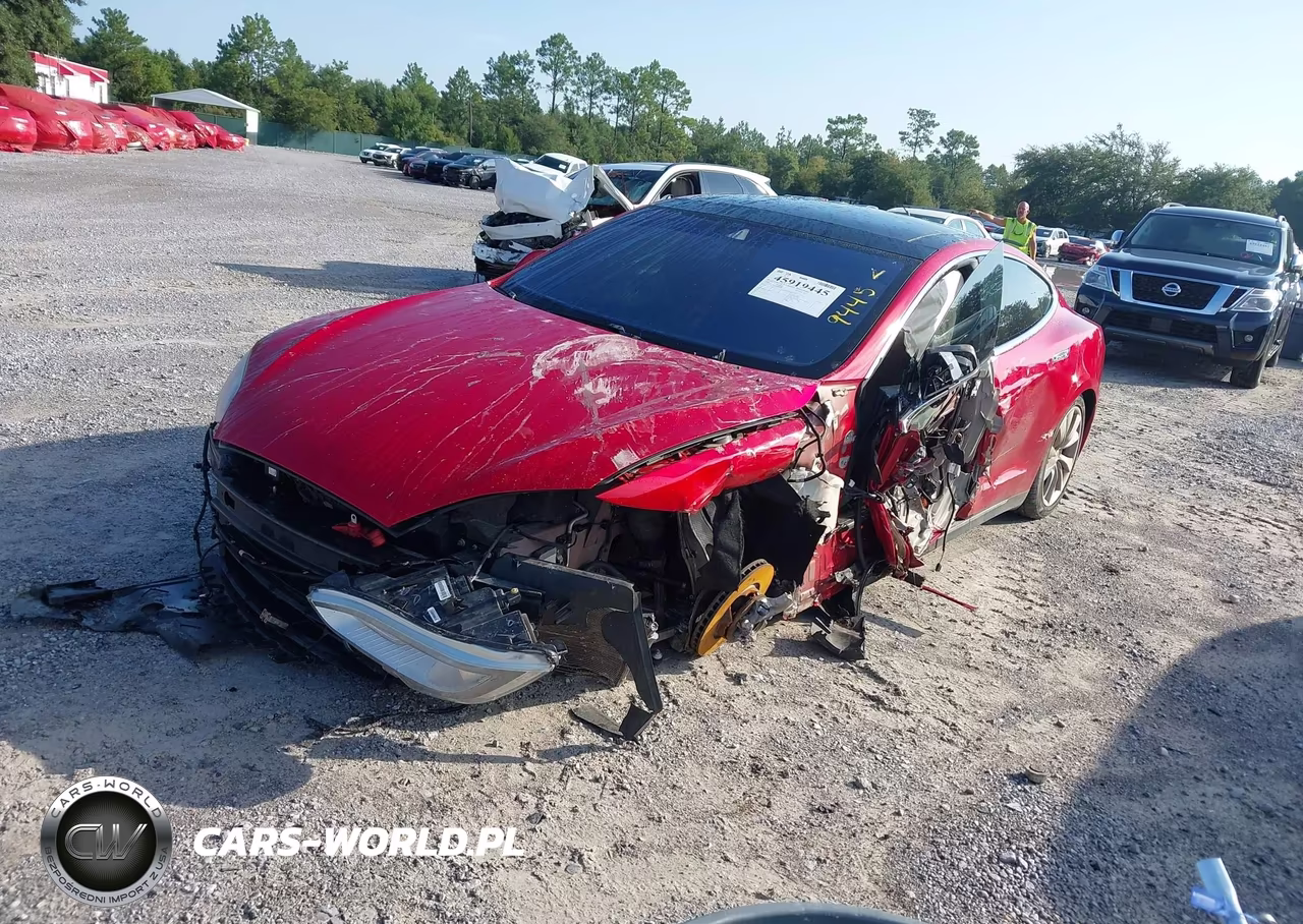 2014 Tesla Model S P85D VIN:5YJSA1H28EFP62681 - 2