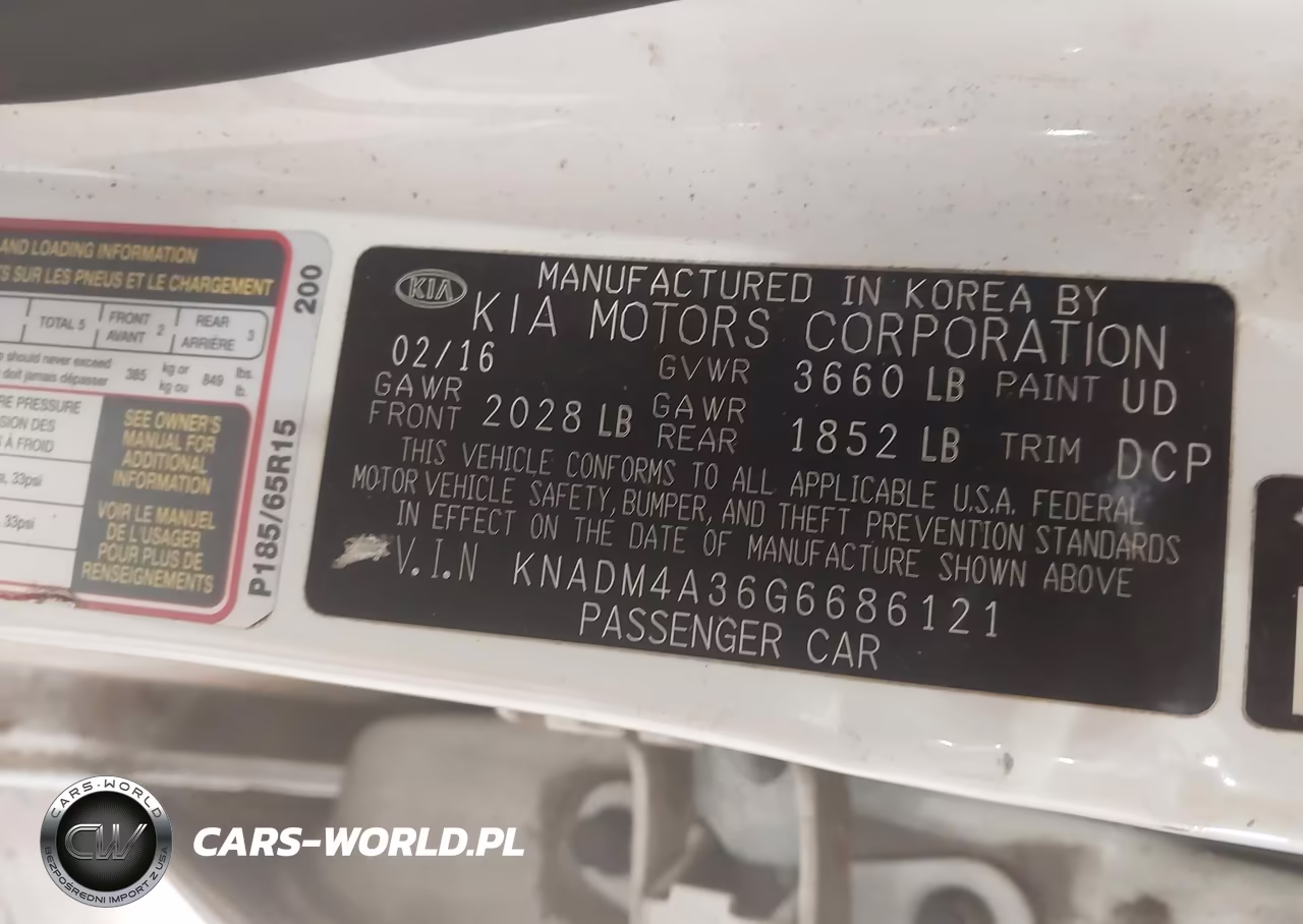 2016 Kia Rio Lx VIN:KNADM4A36G6686121 - 9