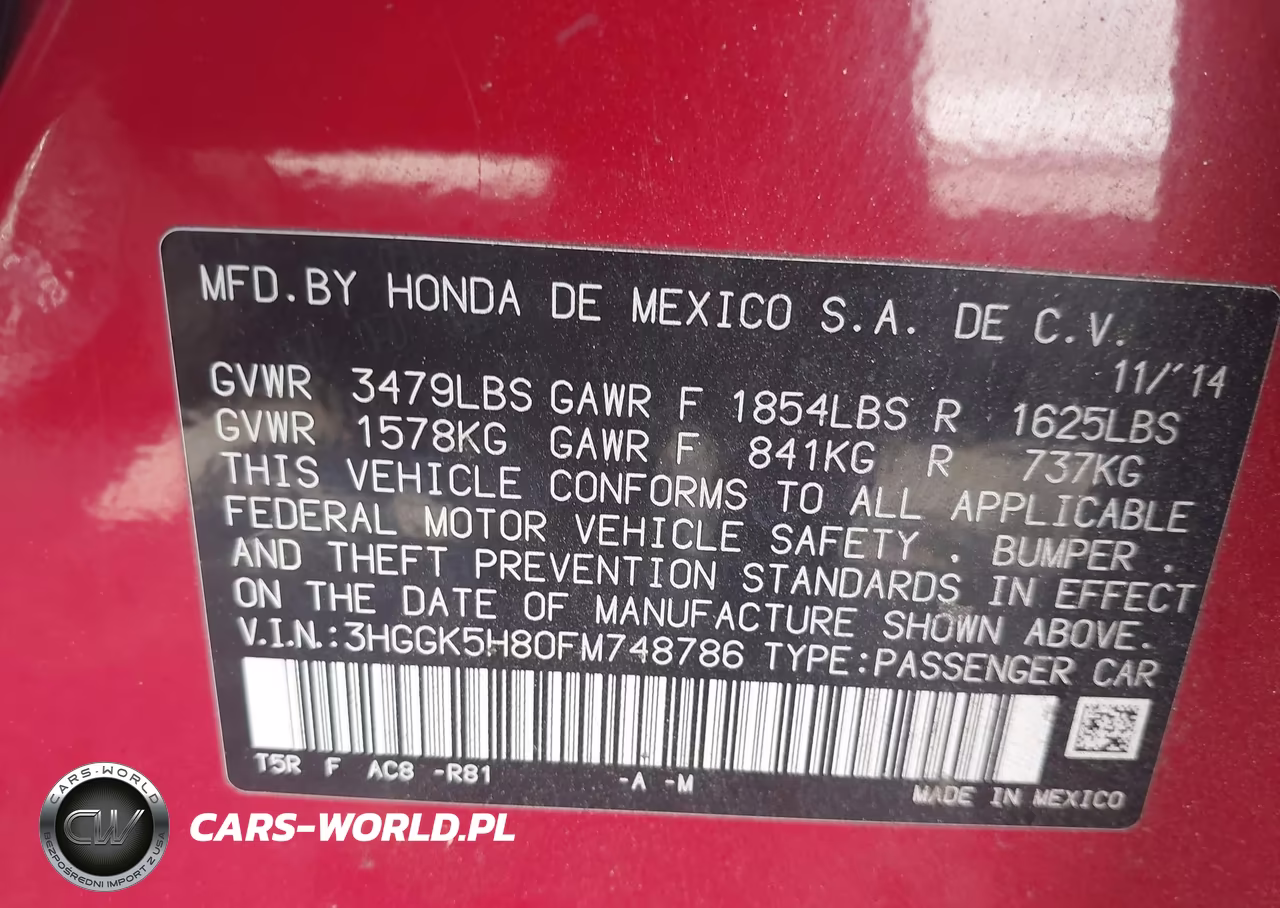 2015 Honda Fit Ex-Ex-L VIN:3HGGK5H80FM748786 - 9