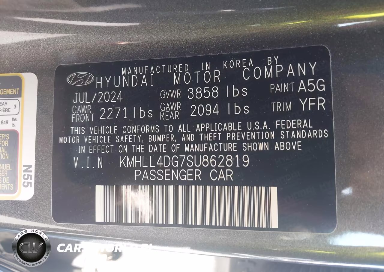 2025 Hyundai Elantra Se VIN:KMHLL4DG7SU862819 - 9