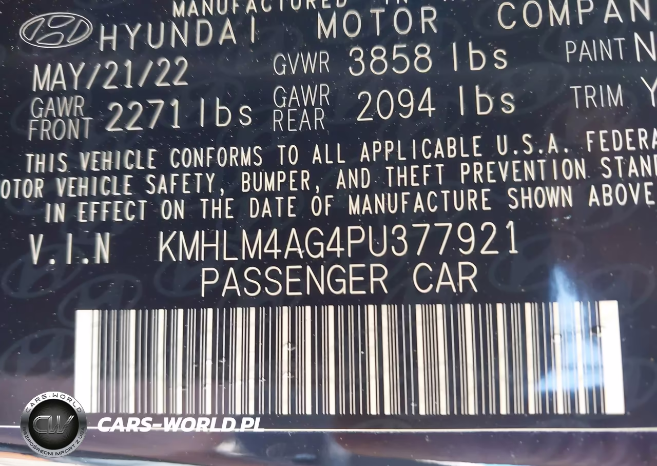 2023 Hyundai Elantra Sel VIN:KMHLM4AG4PU377921 - 9