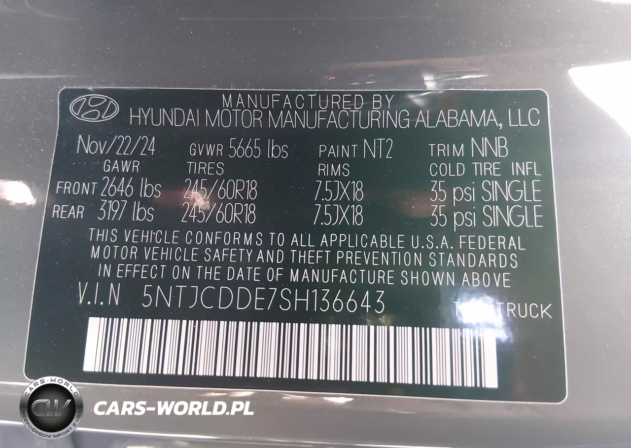 2025 Hyundai Santa Cruz Sel Activity VIN:5NTJCDDE7SH136643 - 9
