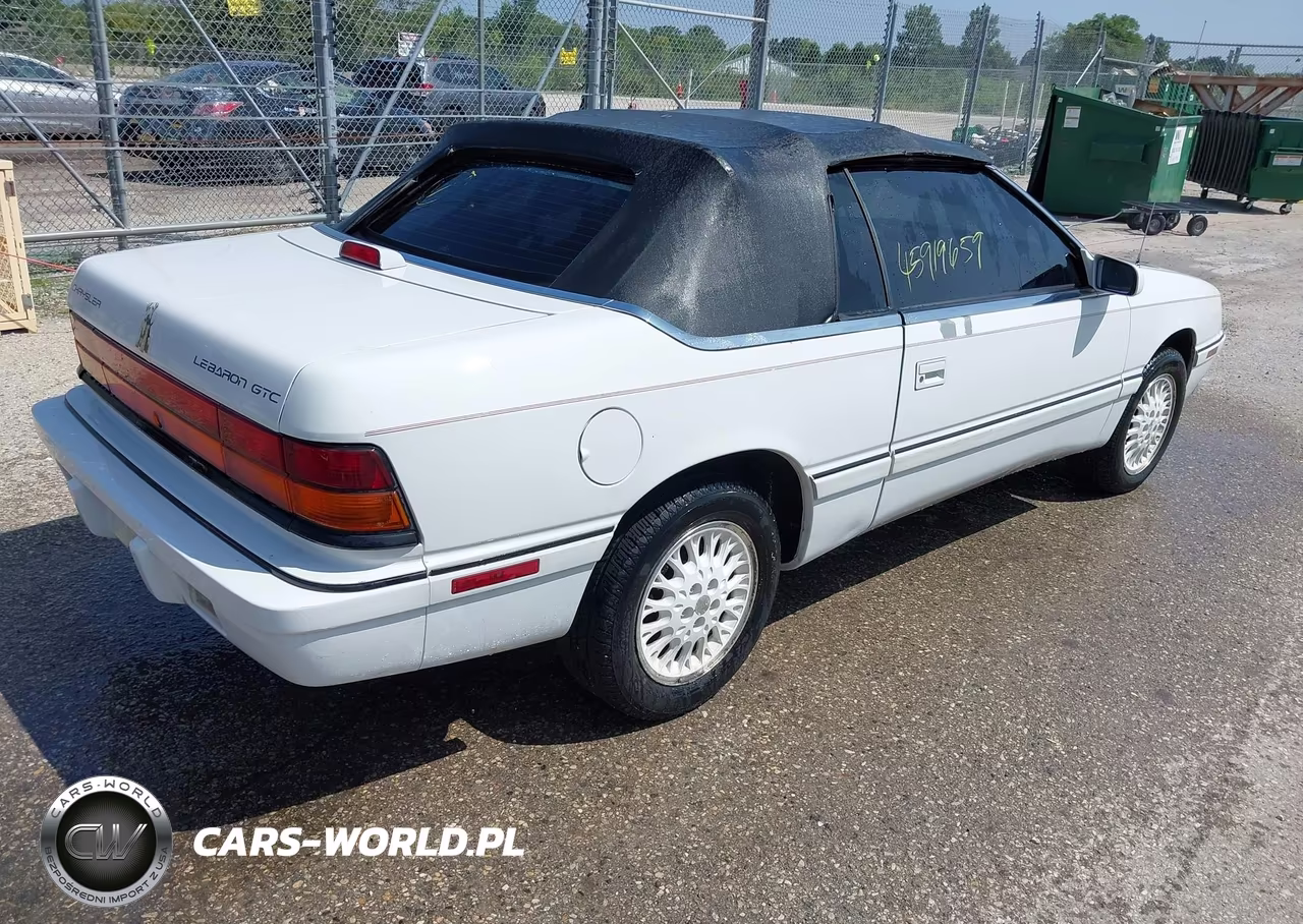 1994 Chrysler Lebaron Gtc-Lx VIN:1C3EU4532RF161890 - 4