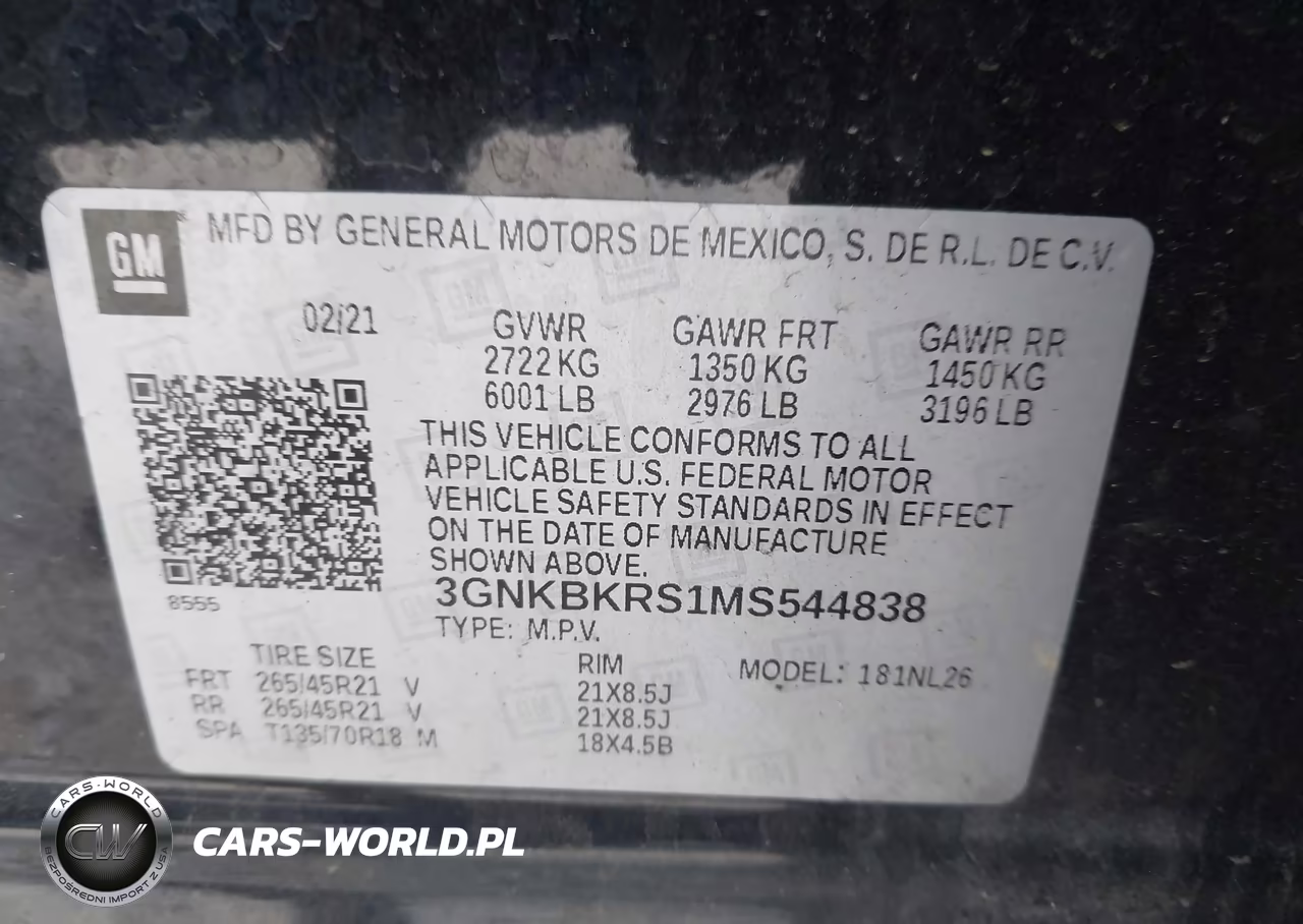 2021 Chevrolet Blazer Awd Rs VIN:3GNKBKRS1MS544838 - 9