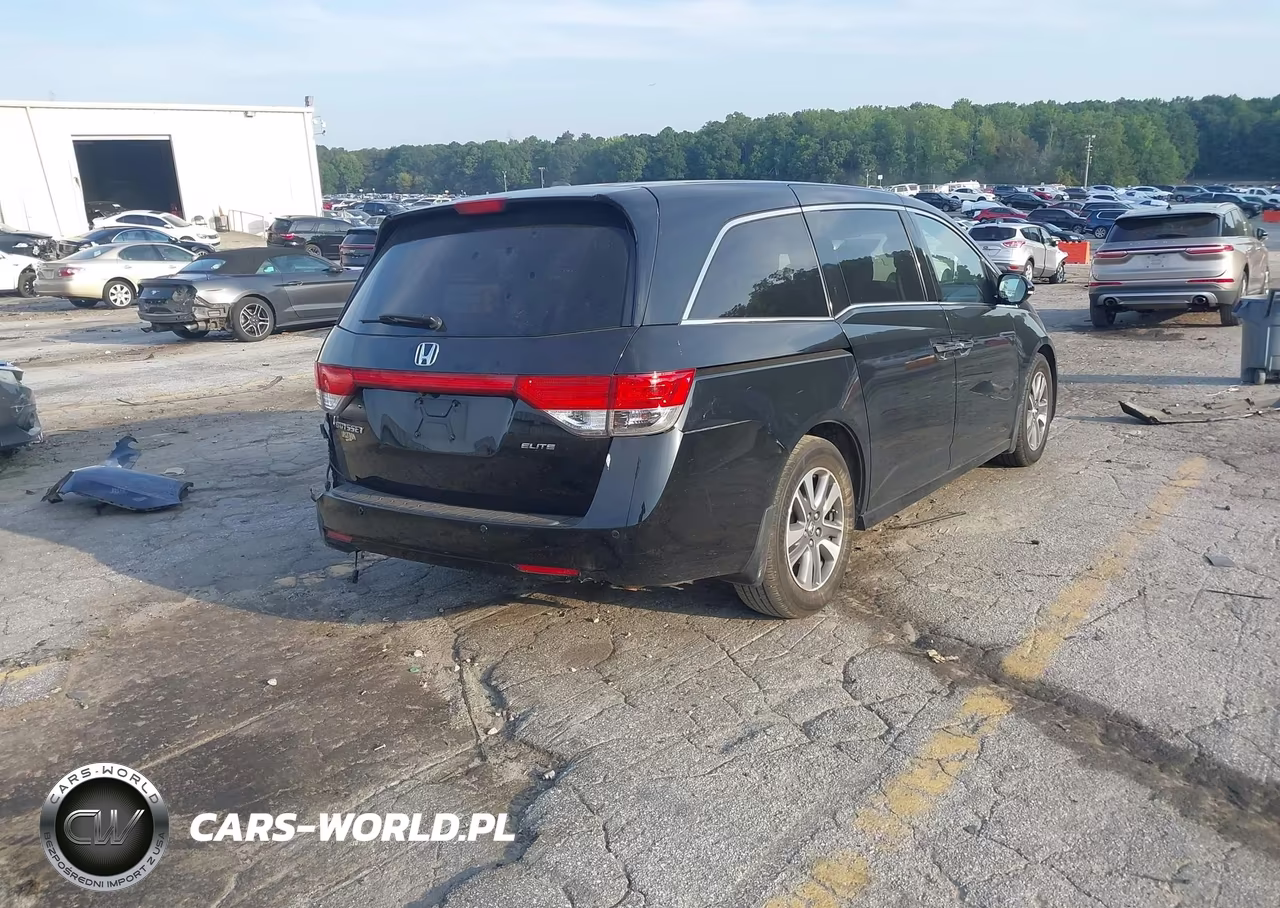2016 Honda Odyssey Touring-Touring Elite VIN:5FNRL5H9XGB009346 - 4