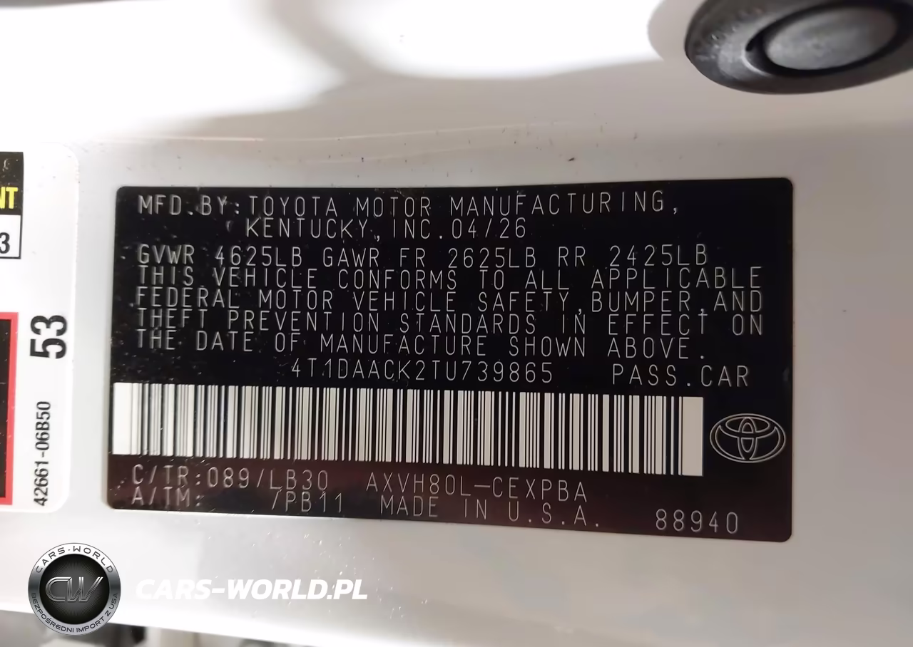2026 Toyota Camry Xse VIN:4T1DAACK2TU739865 - 9