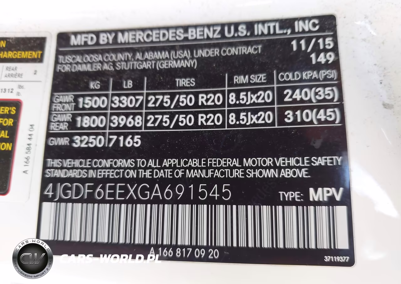 2016 Mercedes-Benz Gl 450 4Matic VIN:4JGDF6EEXGA691545 - 9