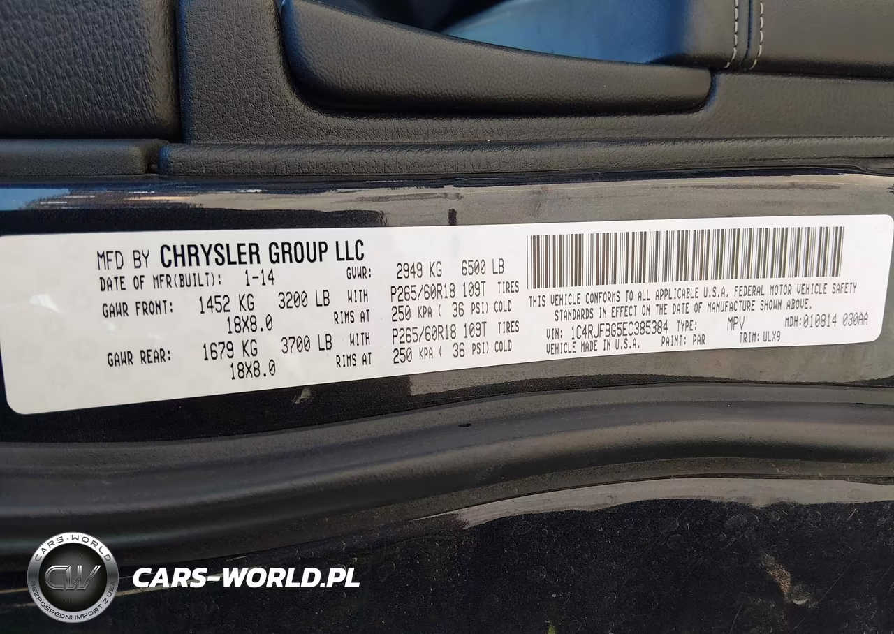 2014 Jeep Grand Cherokee Limited VIN:1C4RJFBG5EC385384 - 9