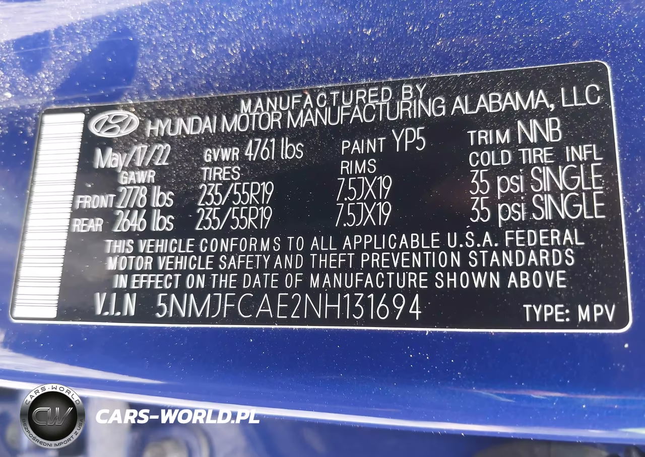2022 Hyundai Tucson Sel VIN:5NMJFCAE2NH131694 - 9