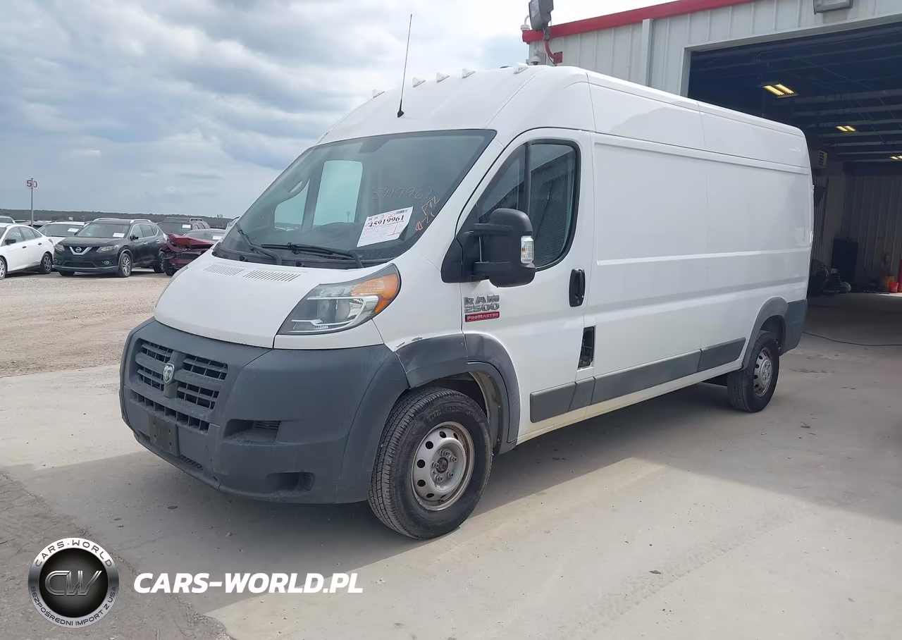 2018 Ram Promaster 2500 High Roof 159 Wb VIN:3C6TRVDG8JE127456 - 2