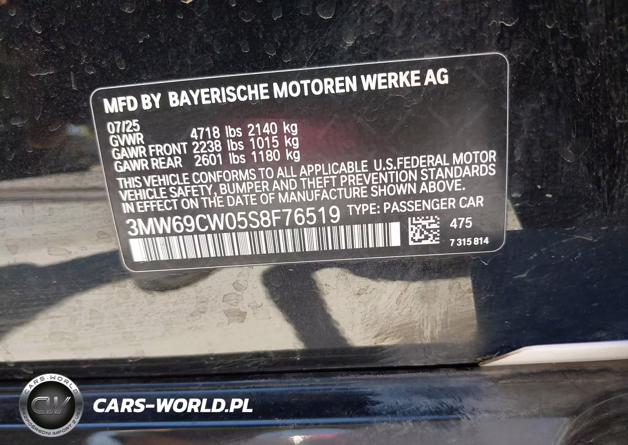 2025 BMW 330I VIN:3MW69CW05S8F76519 - 9