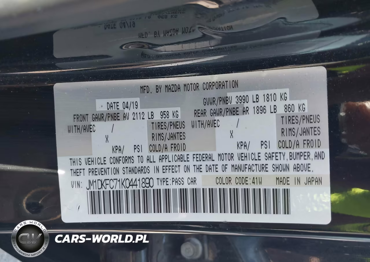 2019 Mazda Cx-3 Touring VIN:JM1DKFC71K0441890 - 9
