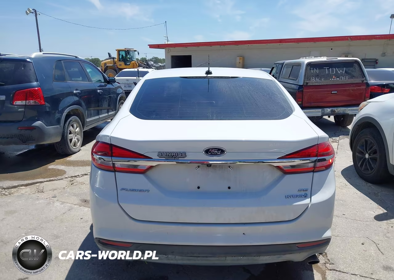 2017 Ford Fusion Hybrid Se VIN:3FA6P0LU0HR386117 - 16