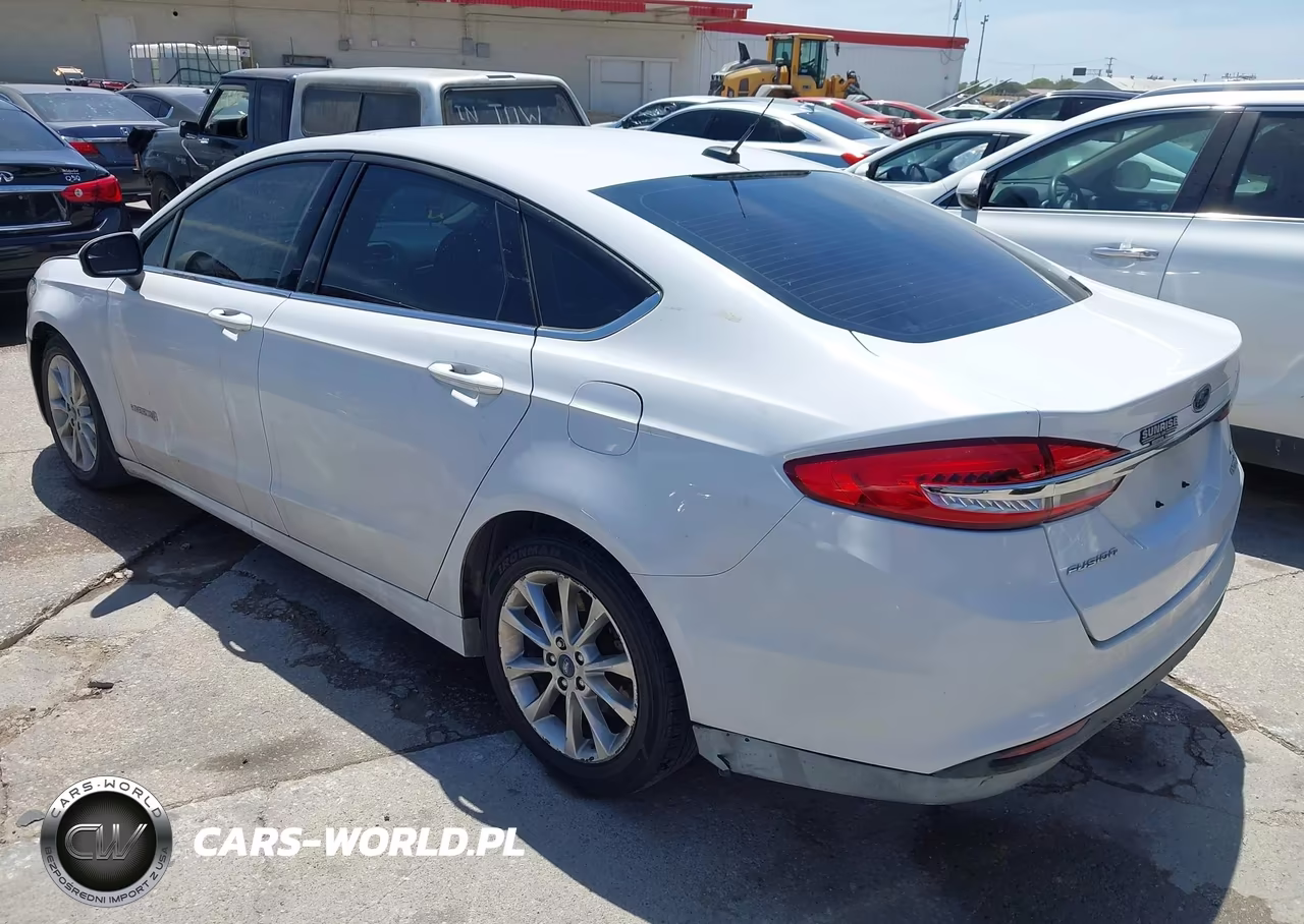 2017 Ford Fusion Hybrid Se VIN:3FA6P0LU0HR386117 - 3