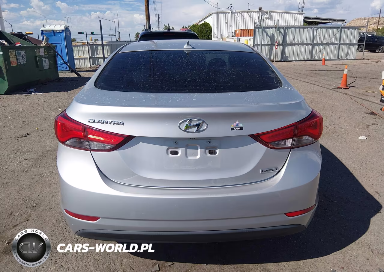 2014 Hyundai Elantra Limited VIN:5NPDH4AEXEH488816 - 16