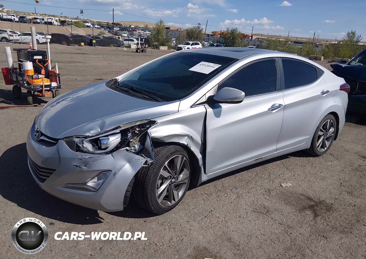 2014 Hyundai Elantra Limited VIN:5NPDH4AEXEH488816 - 2