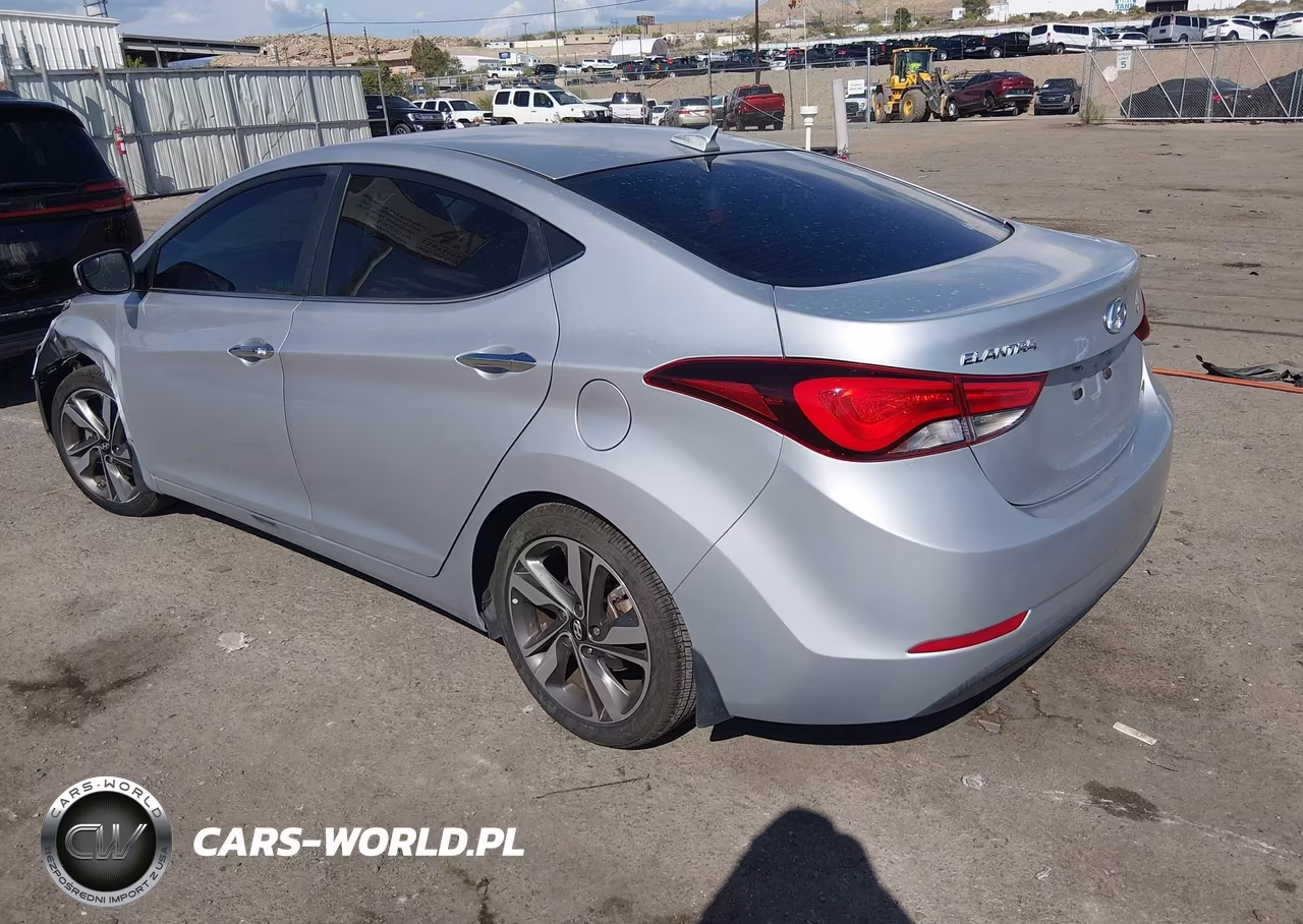 2014 Hyundai Elantra Limited VIN:5NPDH4AEXEH488816 - 3