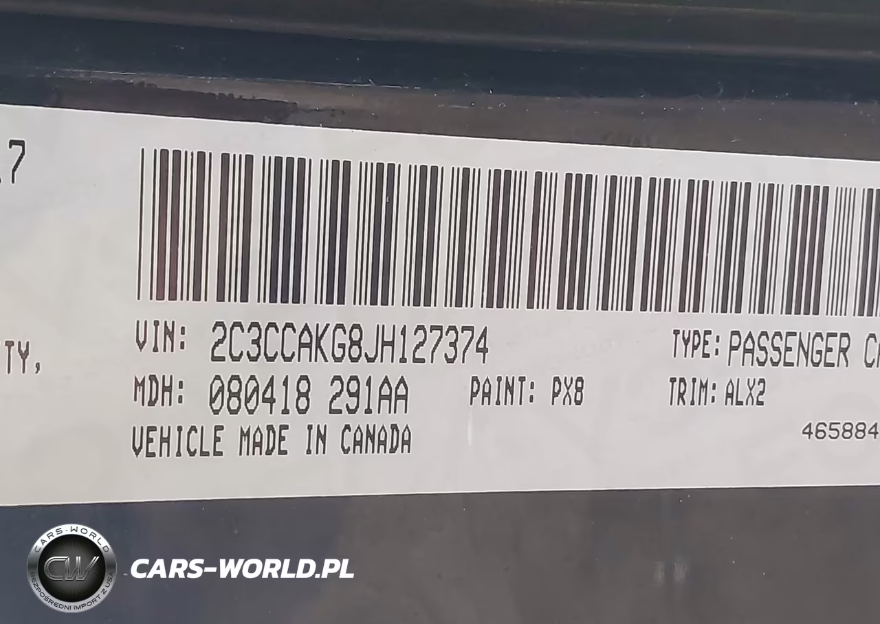 2018 Chrysler 300 Limited Awd VIN:2C3CCAKG8JH127374 - 9