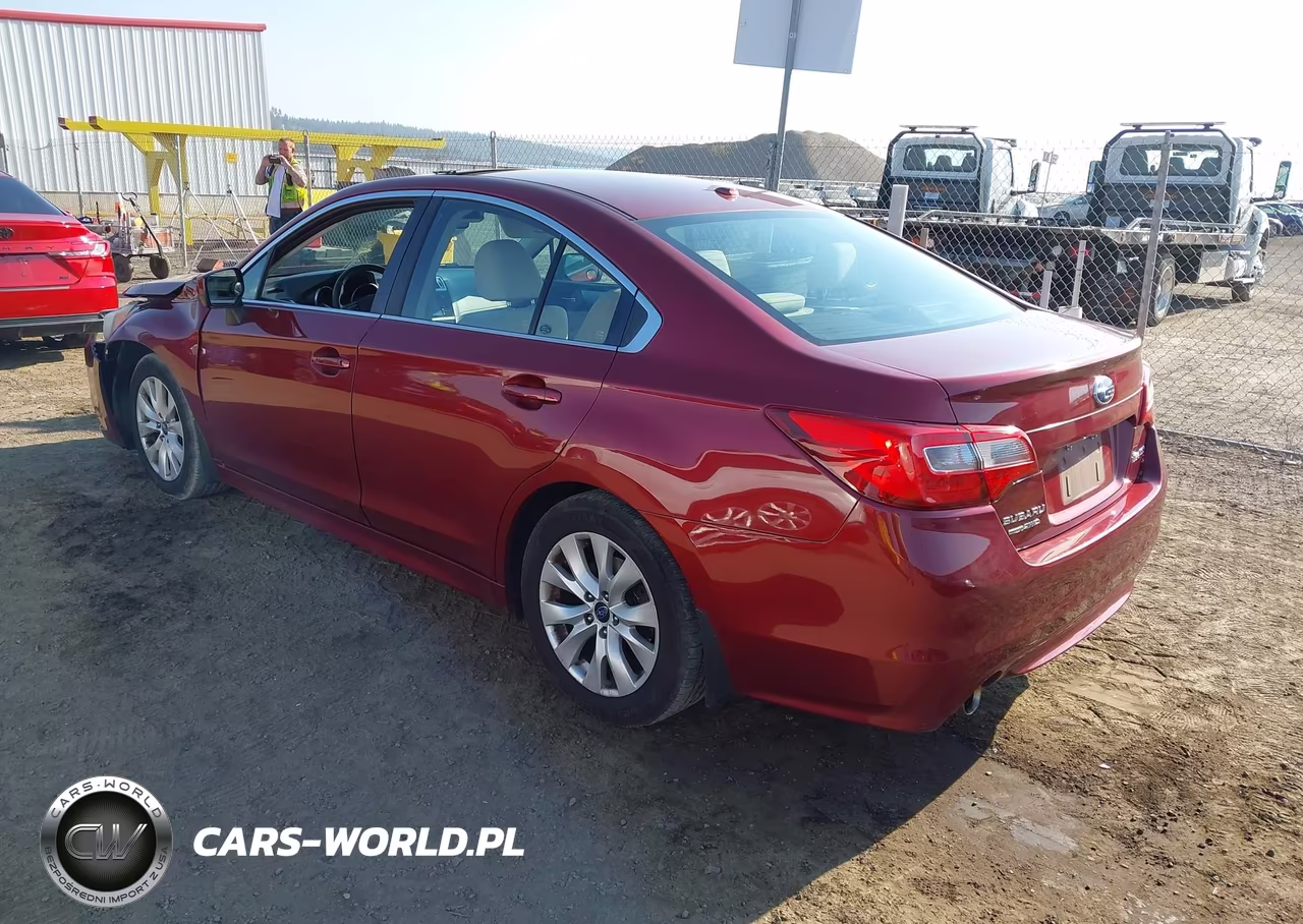 2015 Subaru Legacy 2.5I Premium VIN:4S3BNBC69F3030837 - 3