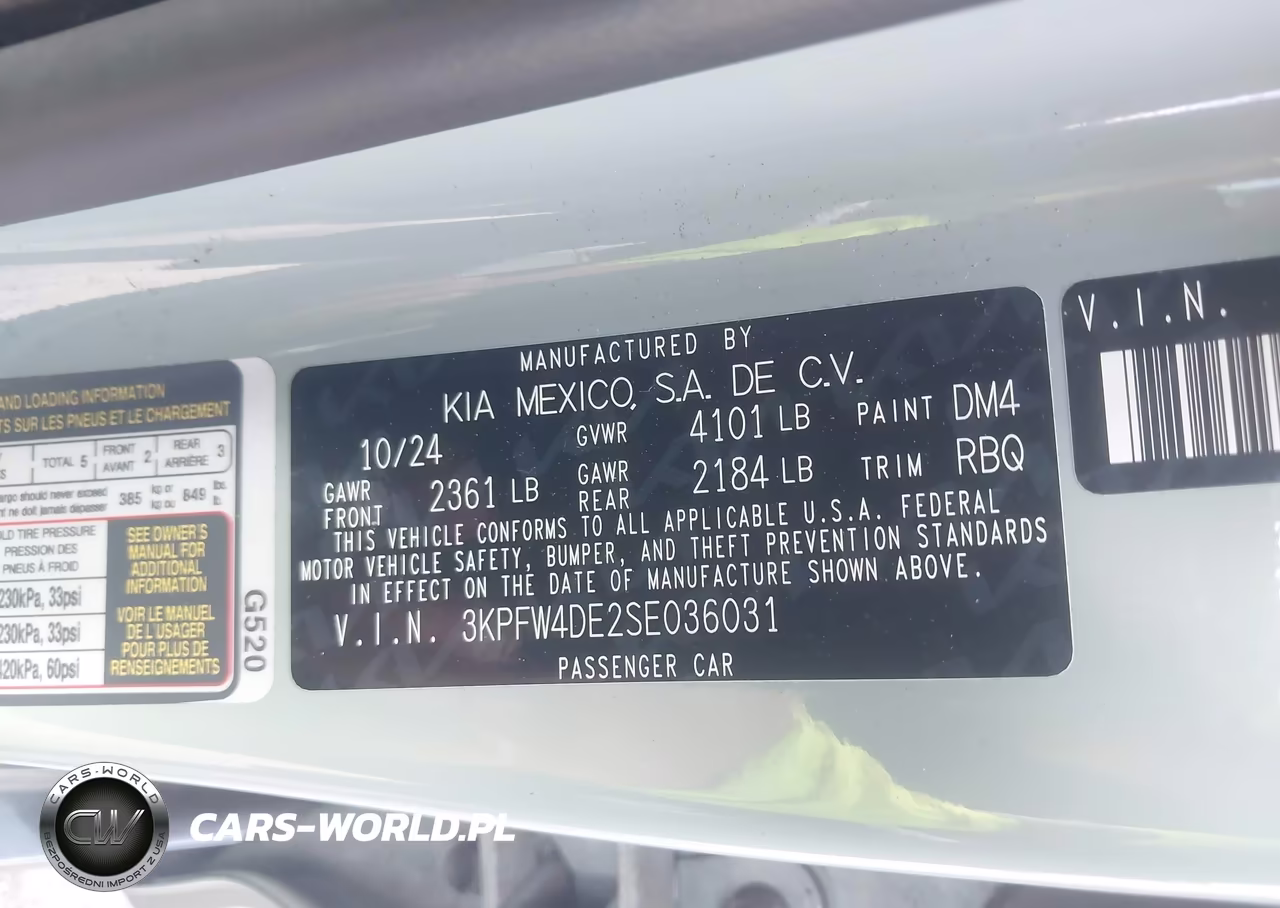 2025 Kia K4 Gt-Line VIN:3KPFW4DE2SE036031 - 9