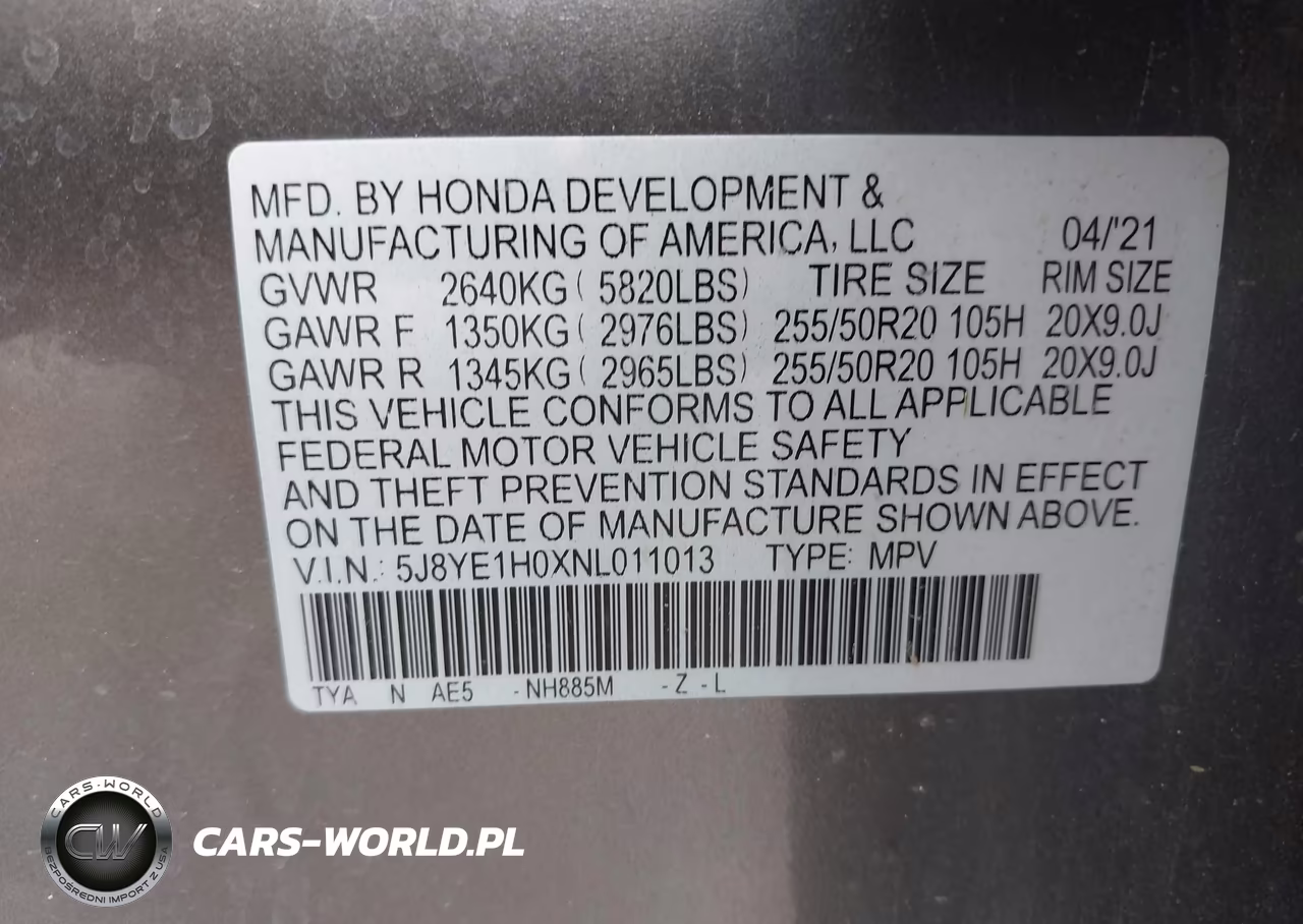 2022 Acura Mdx A-Spec Package VIN:5J8YE1H0XNL011013 - 9
