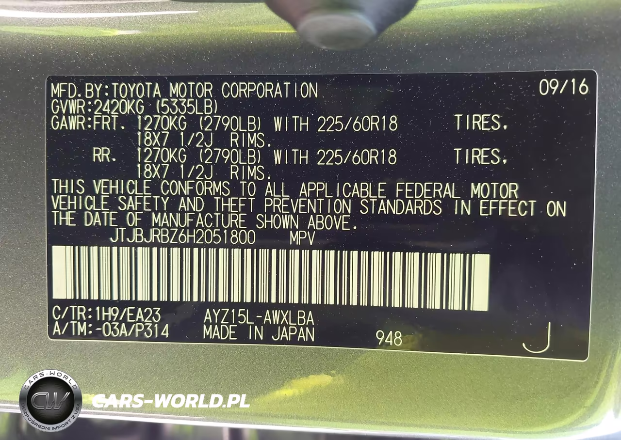 2017 Lexus Nx 300H VIN:JTJBJRBZ6H2051800 - 9
