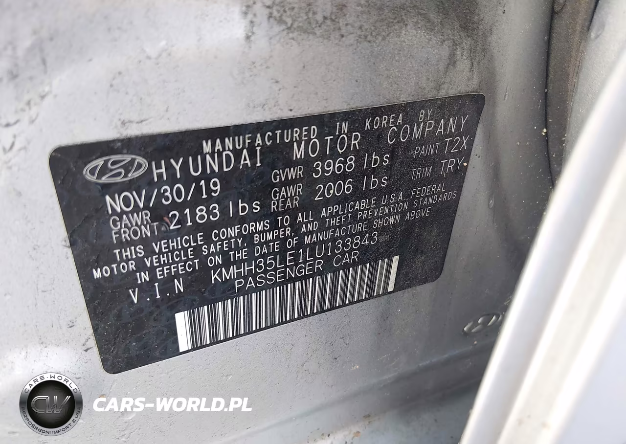 2020 Hyundai Elantra Gt VIN:KMHH35LE1LU133843 - 9