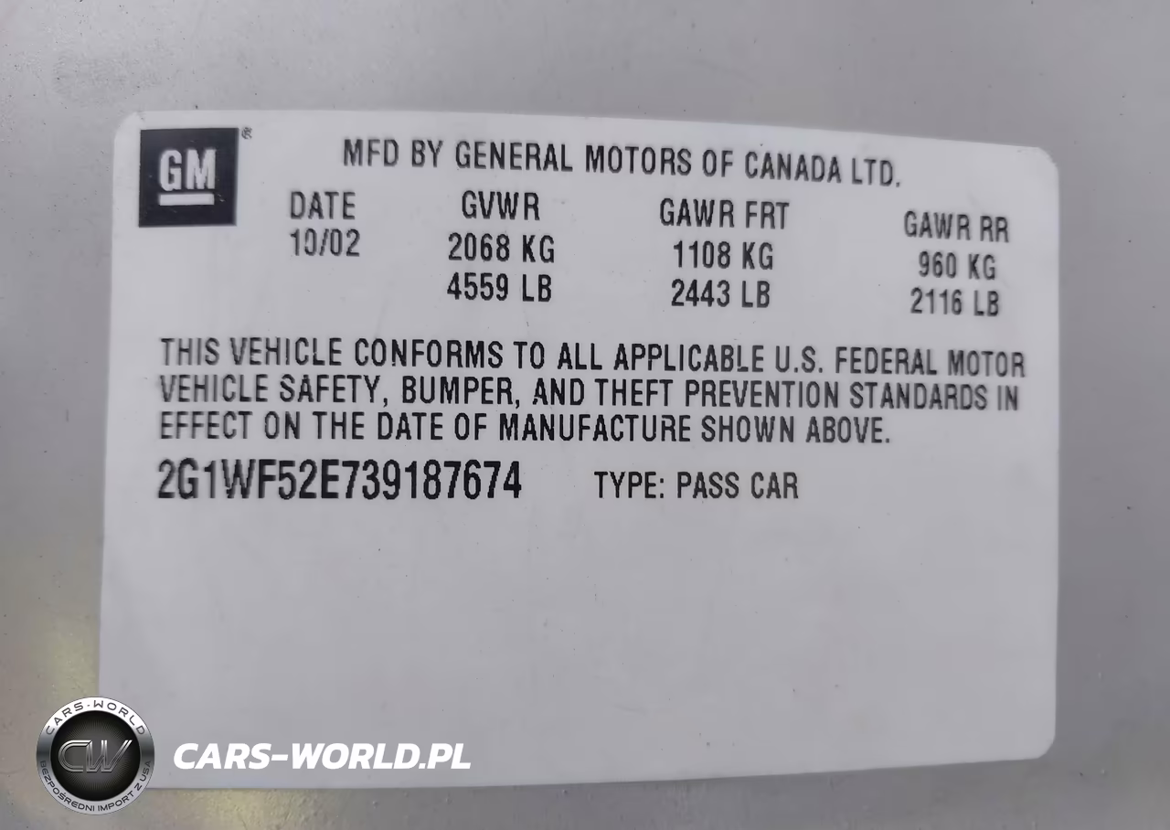2003 Chevrolet Impala VIN:2G1WF52E739187674 - 9
