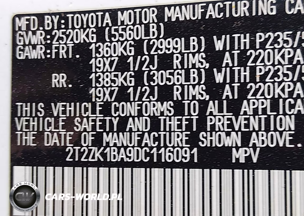 2013 Lexus Rx 350 VIN:2T2ZK1BA9DC116091 - 9