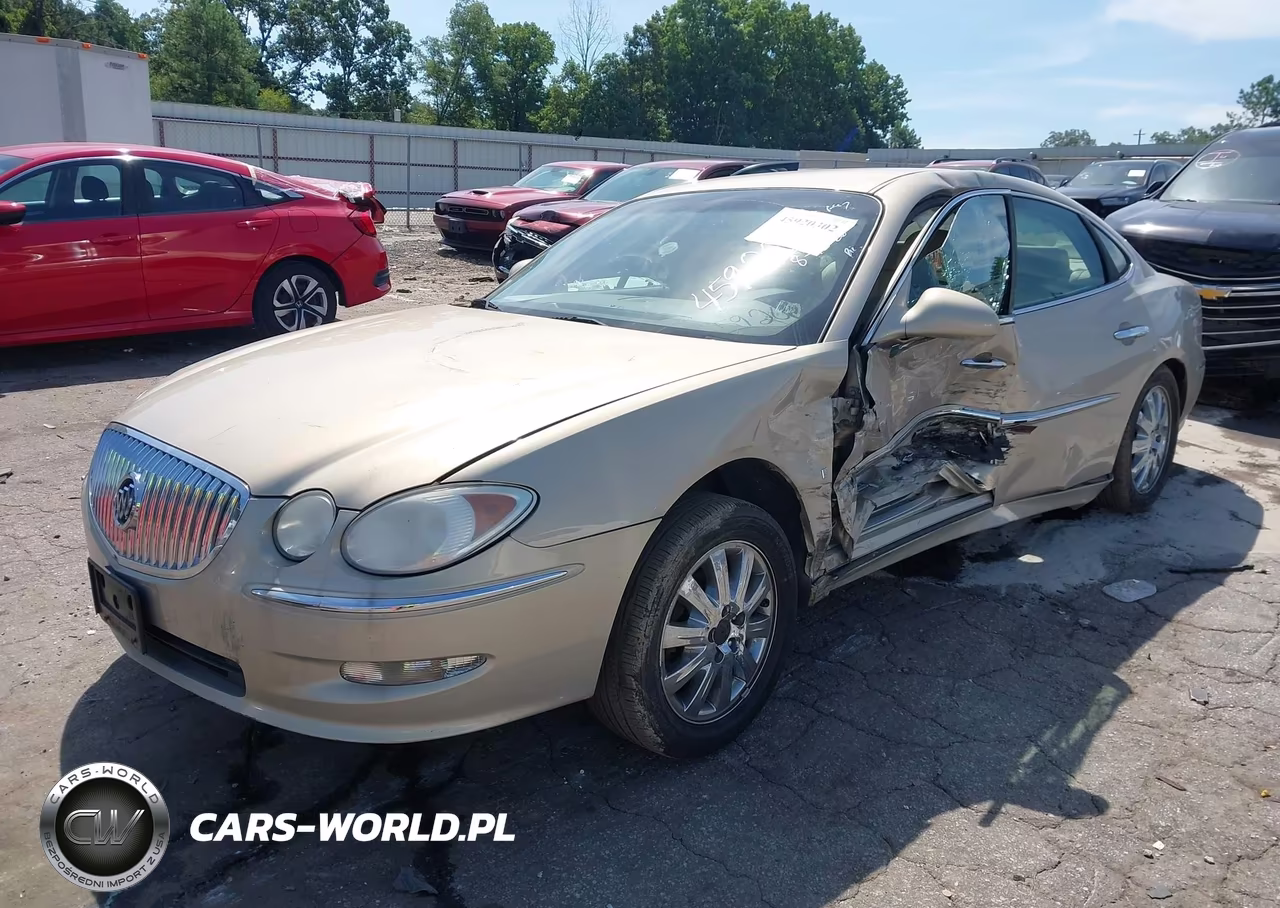 2009 Buick Lacrosse Cxl VIN:2G4WD582491138770 - 2