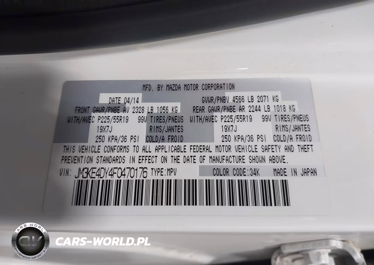 2015 Mazda Cx-5 Grand Touring VIN:JM3KE4DY4F0470176 - 9