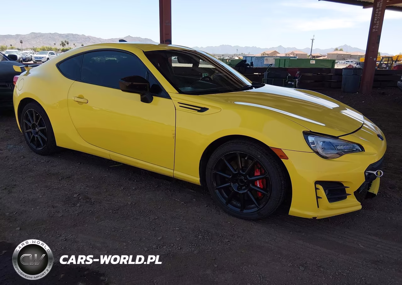 2017 Subaru Brz Series. Yellow