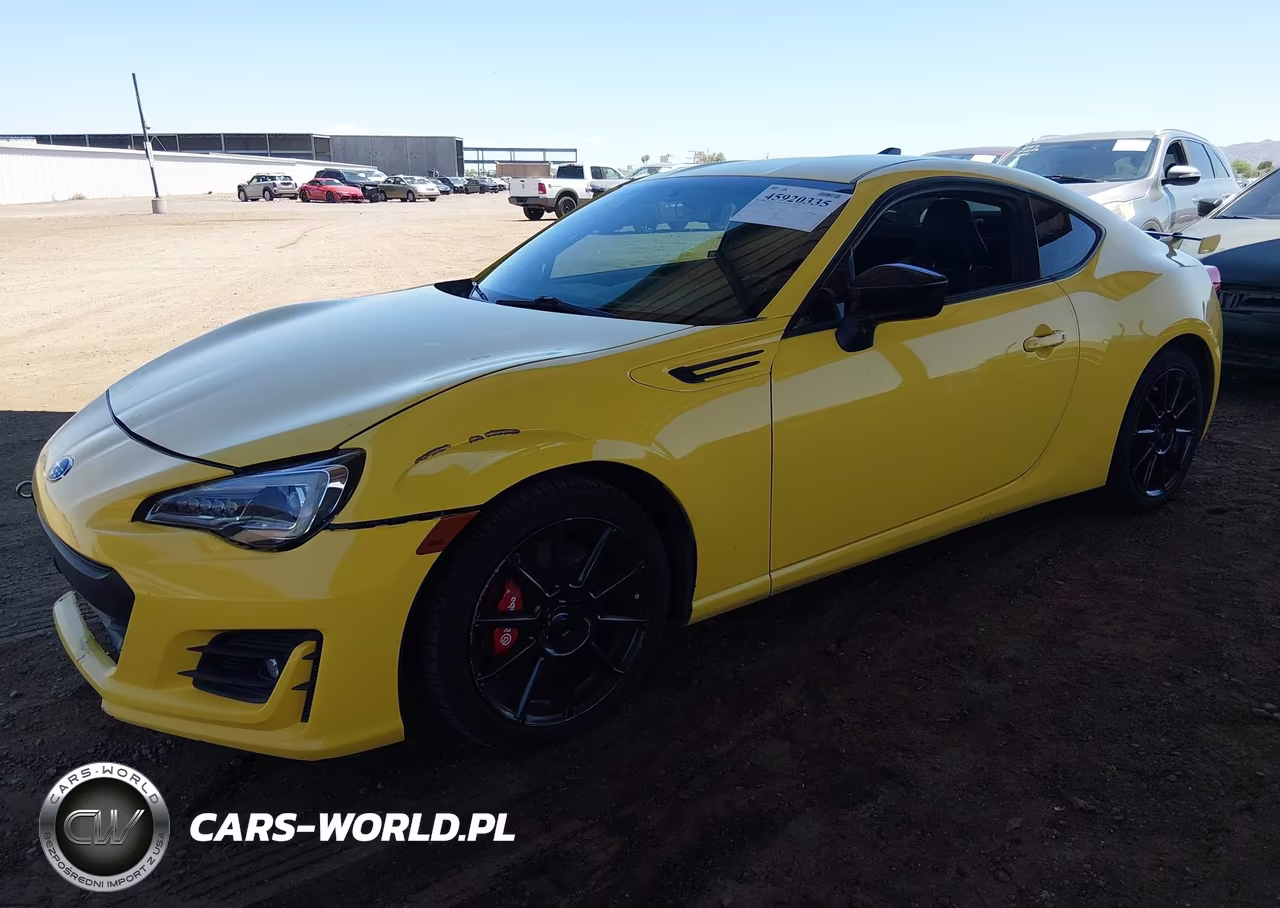 2017 Subaru Brz Series. Yellow VIN:JF1ZCAC12H9602033 - 2