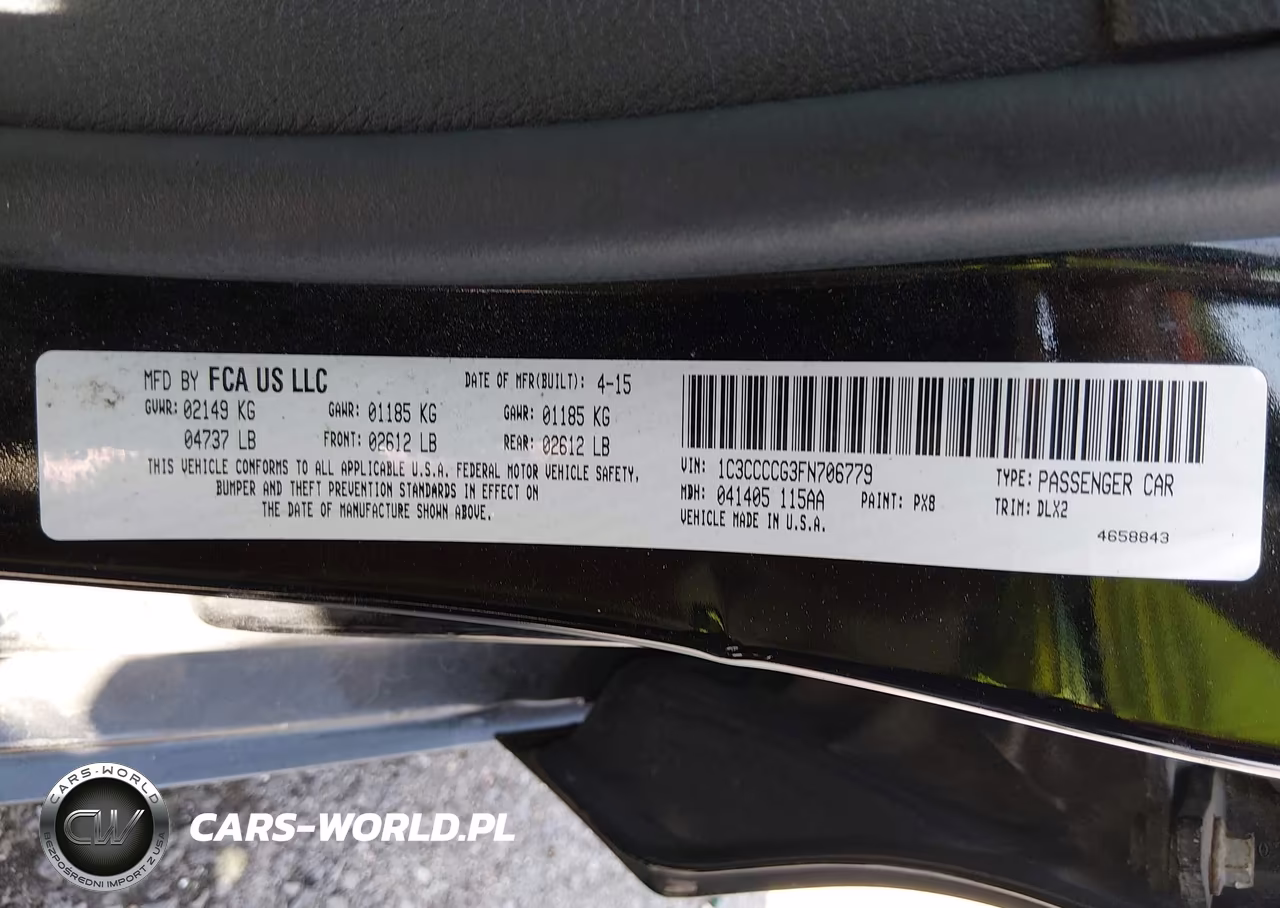 2015 Chrysler 200 C VIN:1C3CCCCG3FN706779 - 9