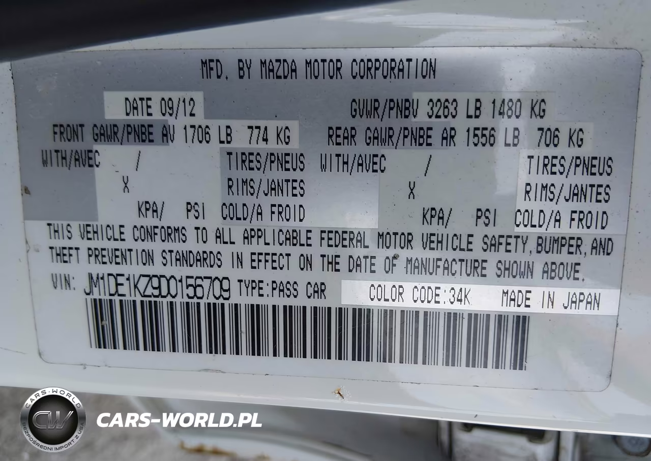 2013 Mazda Mazda2 Sport VIN:JM1DE1KZ9D0156709 - 9