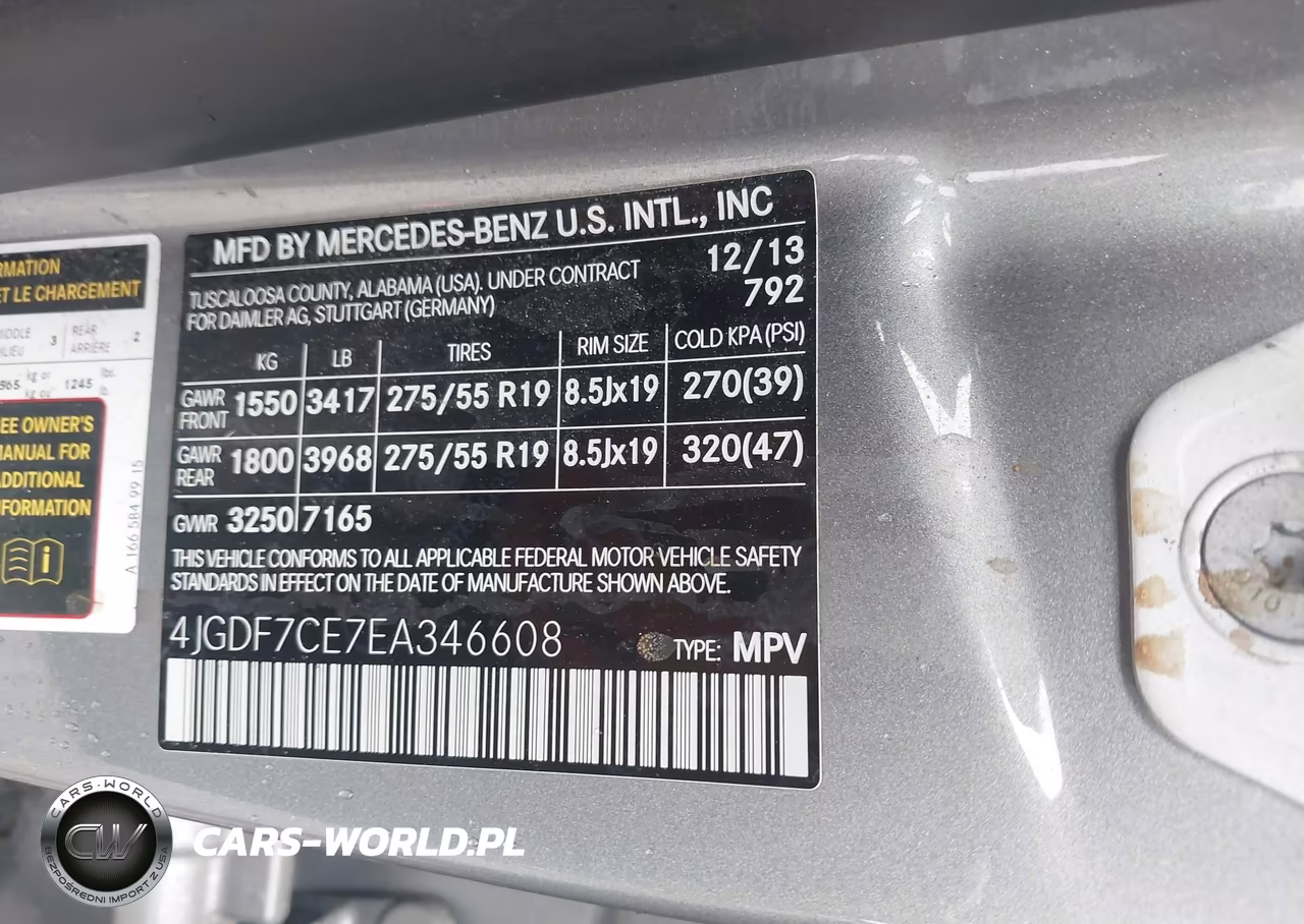 2014 Mercedes-Benz Gl 450 4Matic VIN:4JGDF7CE7EA346608 - 9