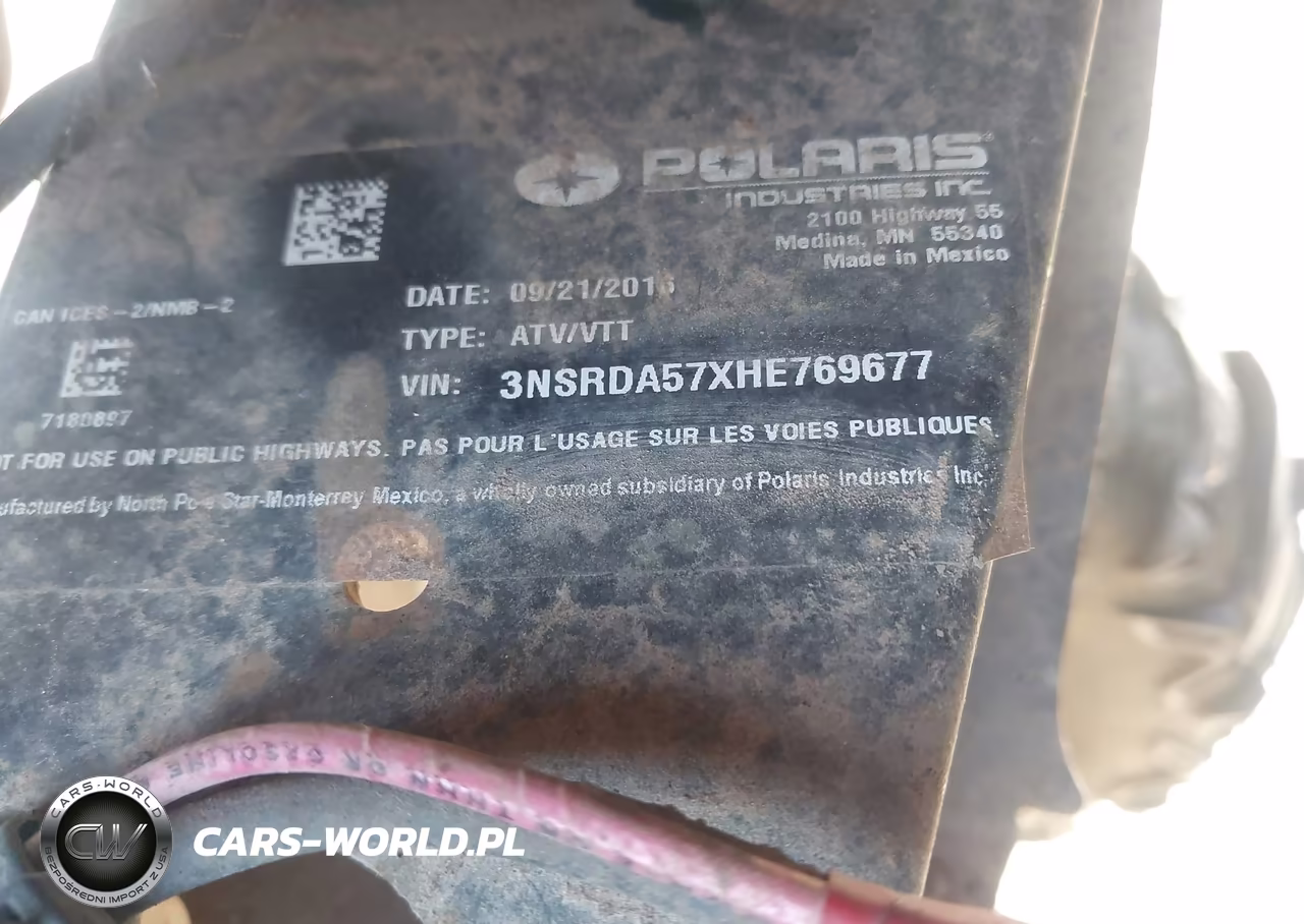 2017 Polaris Ranger Crew 570-6 VIN:3NSRDA57XHE769677 - 10