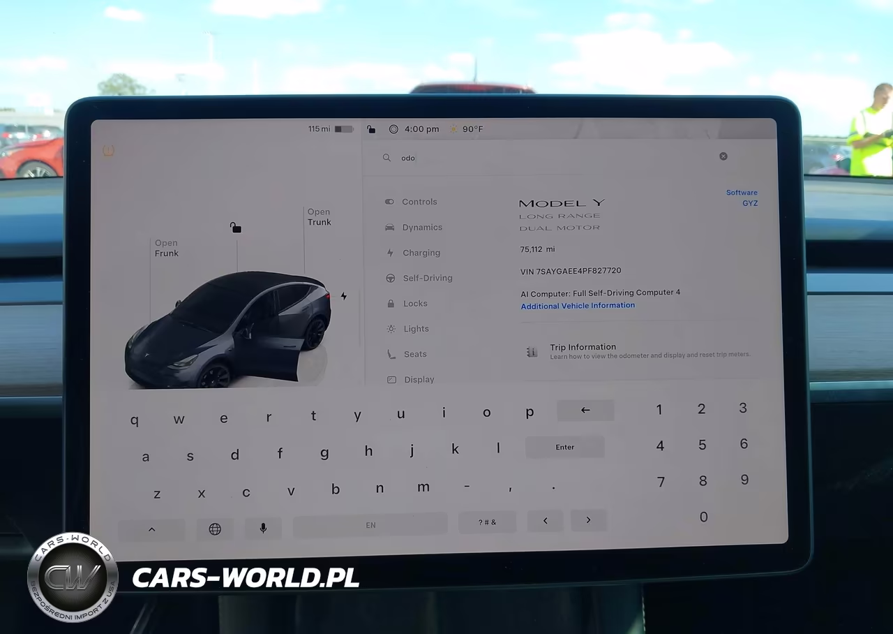 2023 Tesla Model Y Awd-Long Range Dual Motor All-Wheel Drive VIN:7SAYGAEE4PF827720 - 7