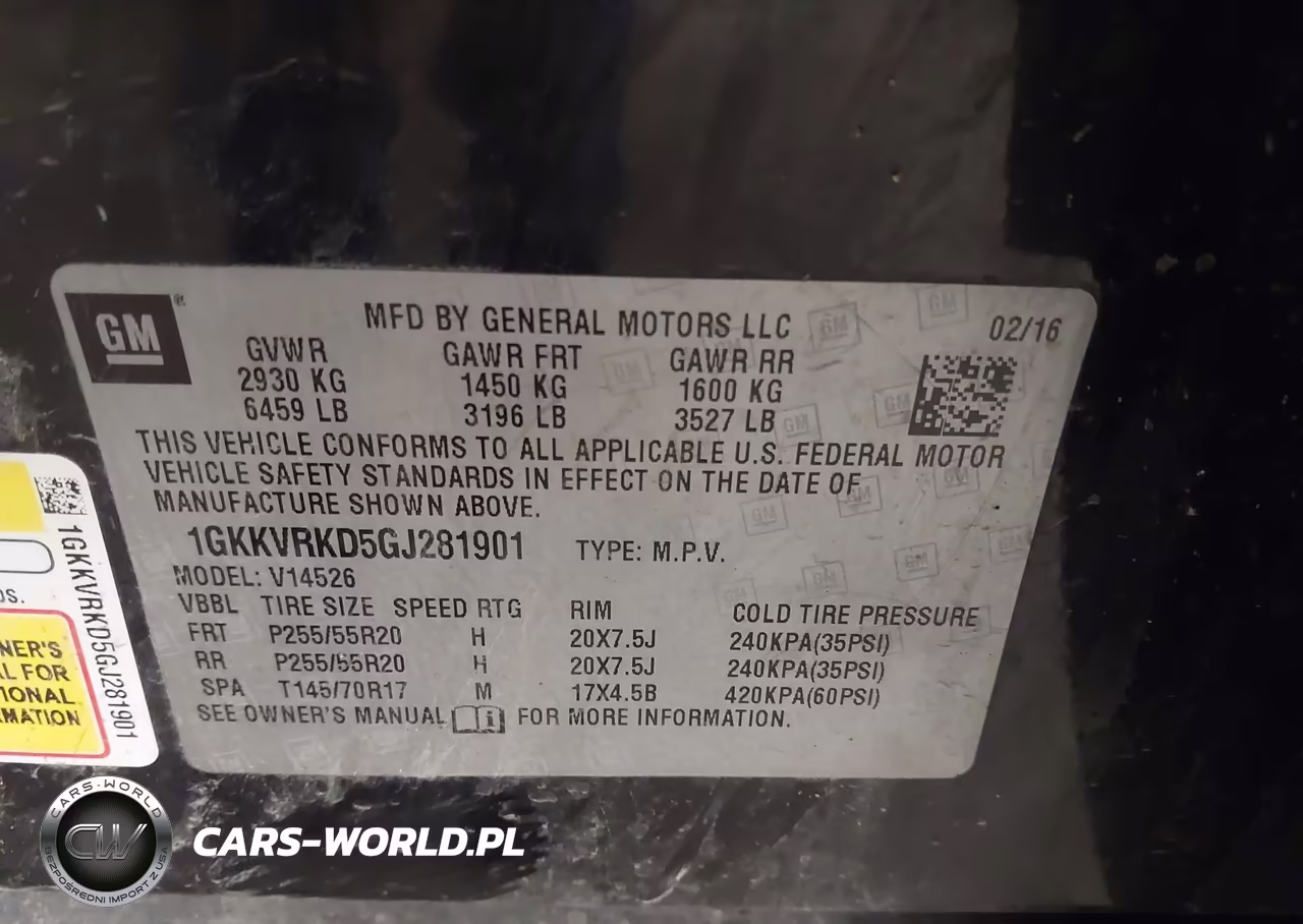 2016 GMC Acadia Slt-1 VIN:1GKKVRKD5GJ281901 - 9