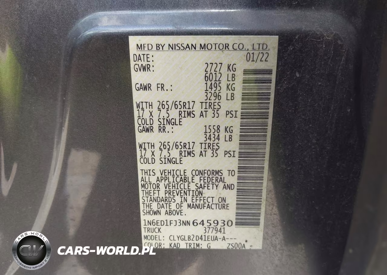 2022 Nissan Frontier Long Bed Sv 4X2 VIN:1N6ED1FJ3NN645930 - 9