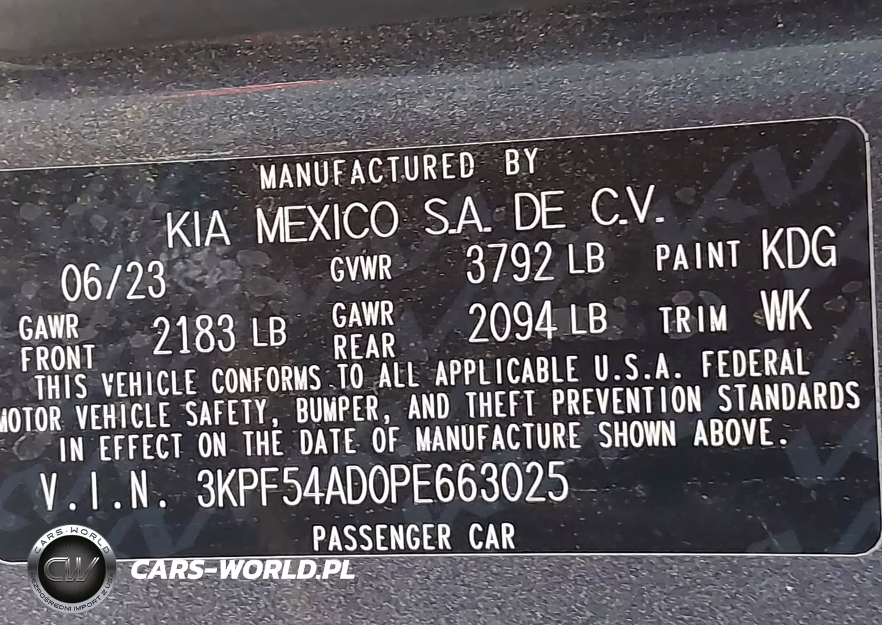 2023 Kia Forte Gt-Line VIN:3KPF54AD0PE663025 - 9
