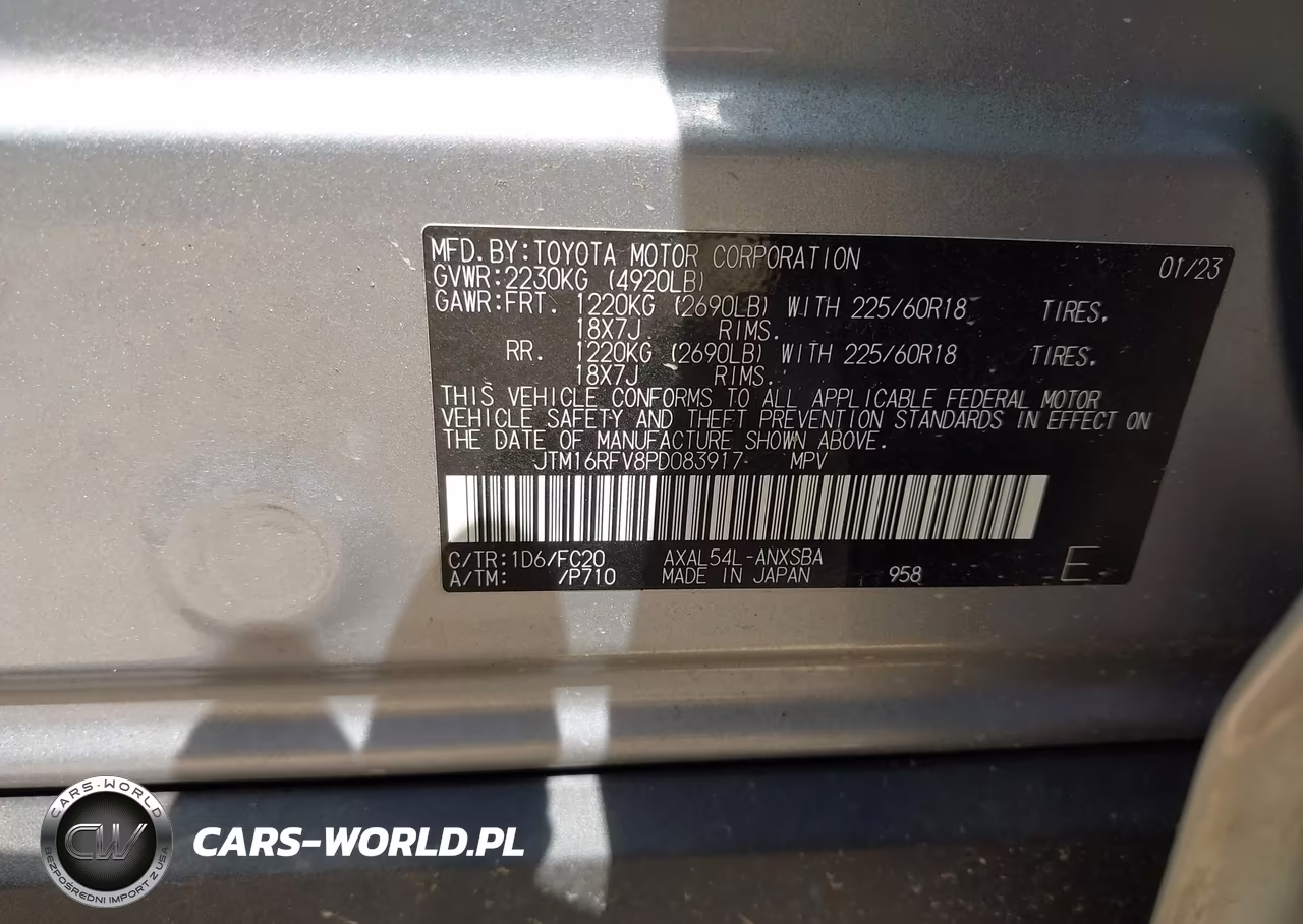 2023 Toyota Rav4 Hybrid Se VIN:JTM16RFV8PD083917 - 9