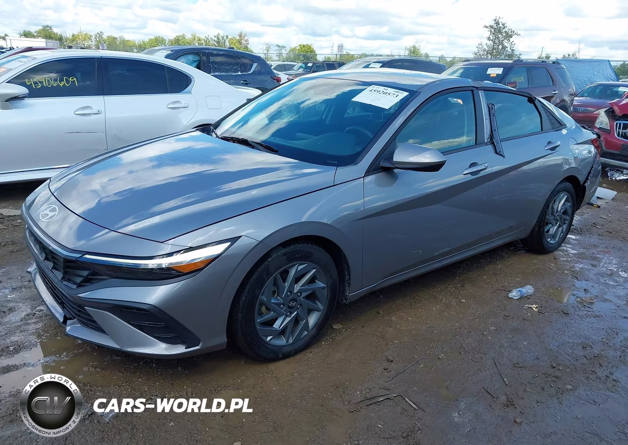 2025 Hyundai Elantra Hybrid Blue VIN:KMHLM4DJ3SU135931 - 2