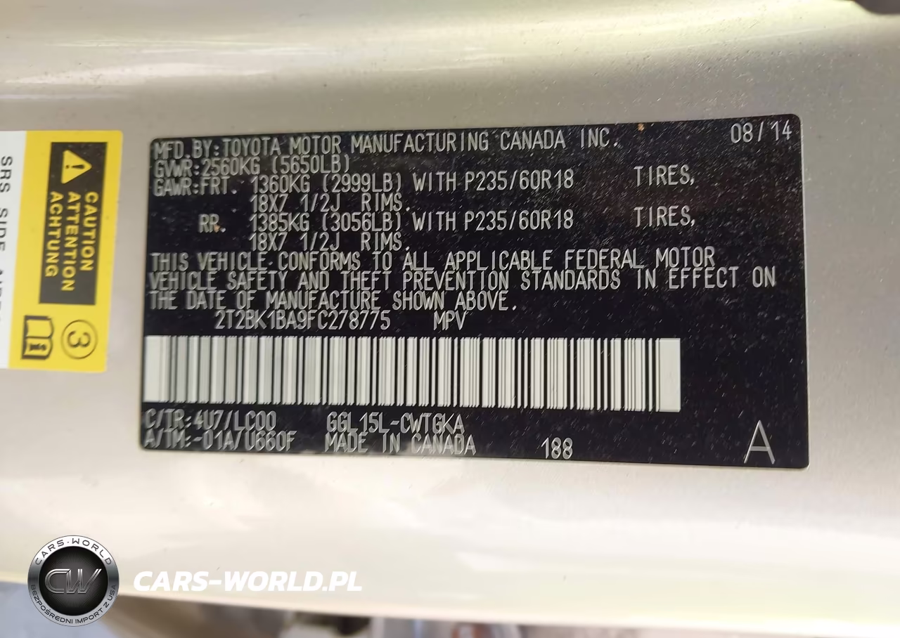 2015 Lexus Rx 350 VIN:2T2BK1BA9FC278775 - 9