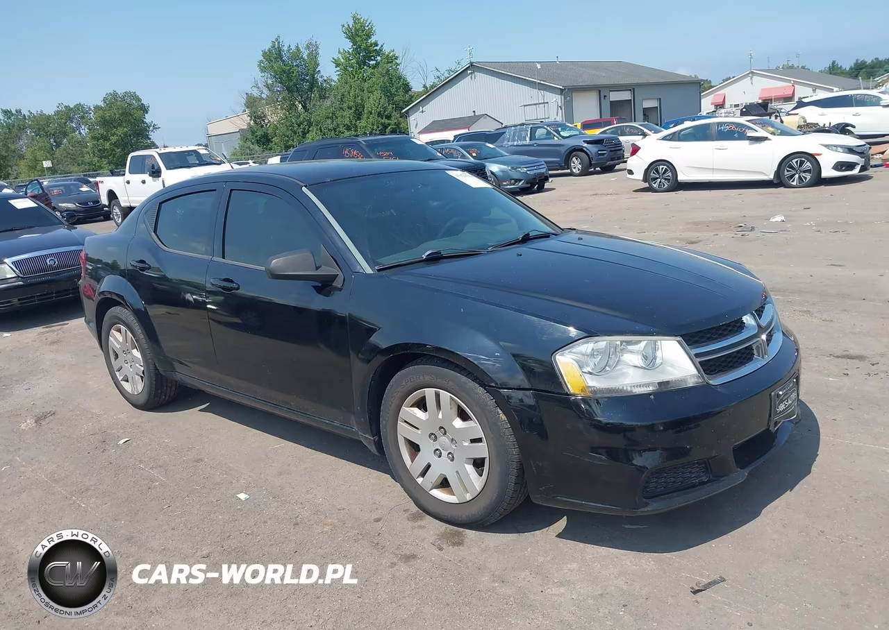 2014 Dodge Avenger Se VIN:1C3CDZAB2EN143844 - 1