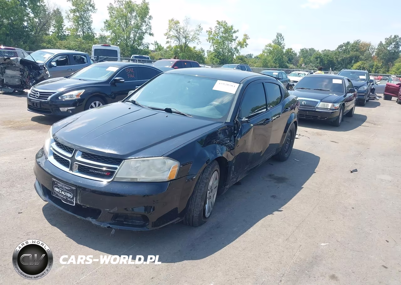 2014 Dodge Avenger Se VIN:1C3CDZAB2EN143844 - 2