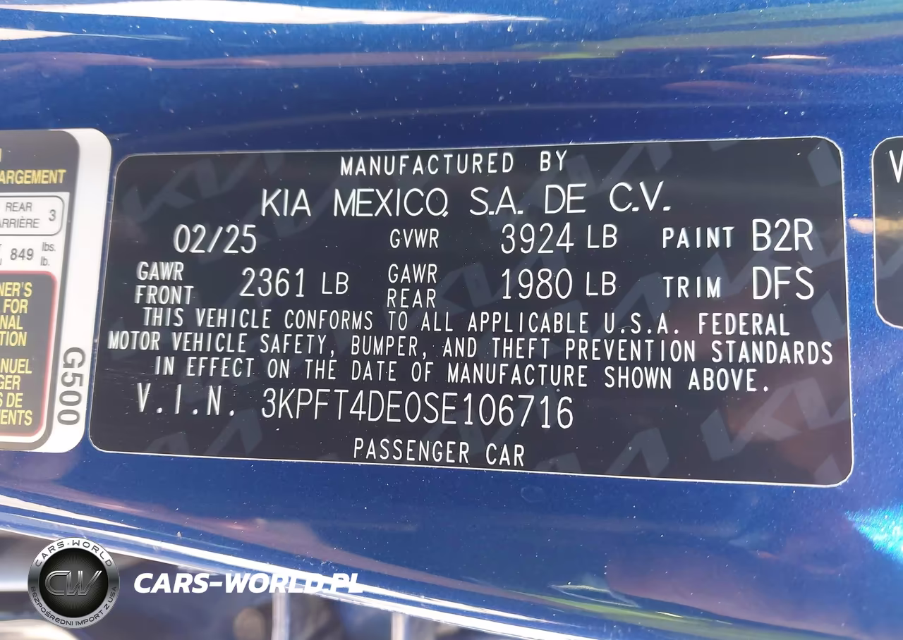 2025 Kia K4 Lxs VIN:3KPFT4DE0SE106716 - 9