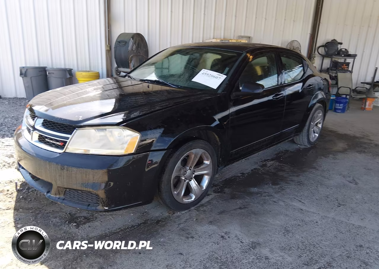 2012 Dodge Avenger Se VIN:1C3CDZAB6CN323101 - 2